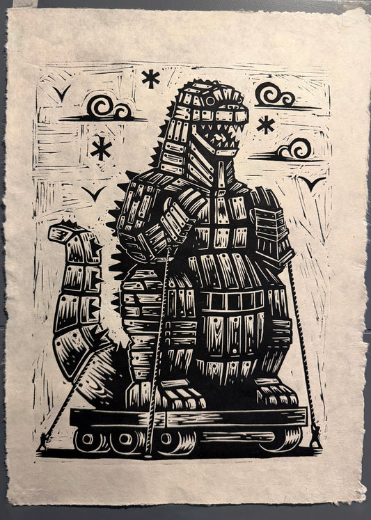 Godzilla's The Odyssey #1 - Attack Peter Cover + Print