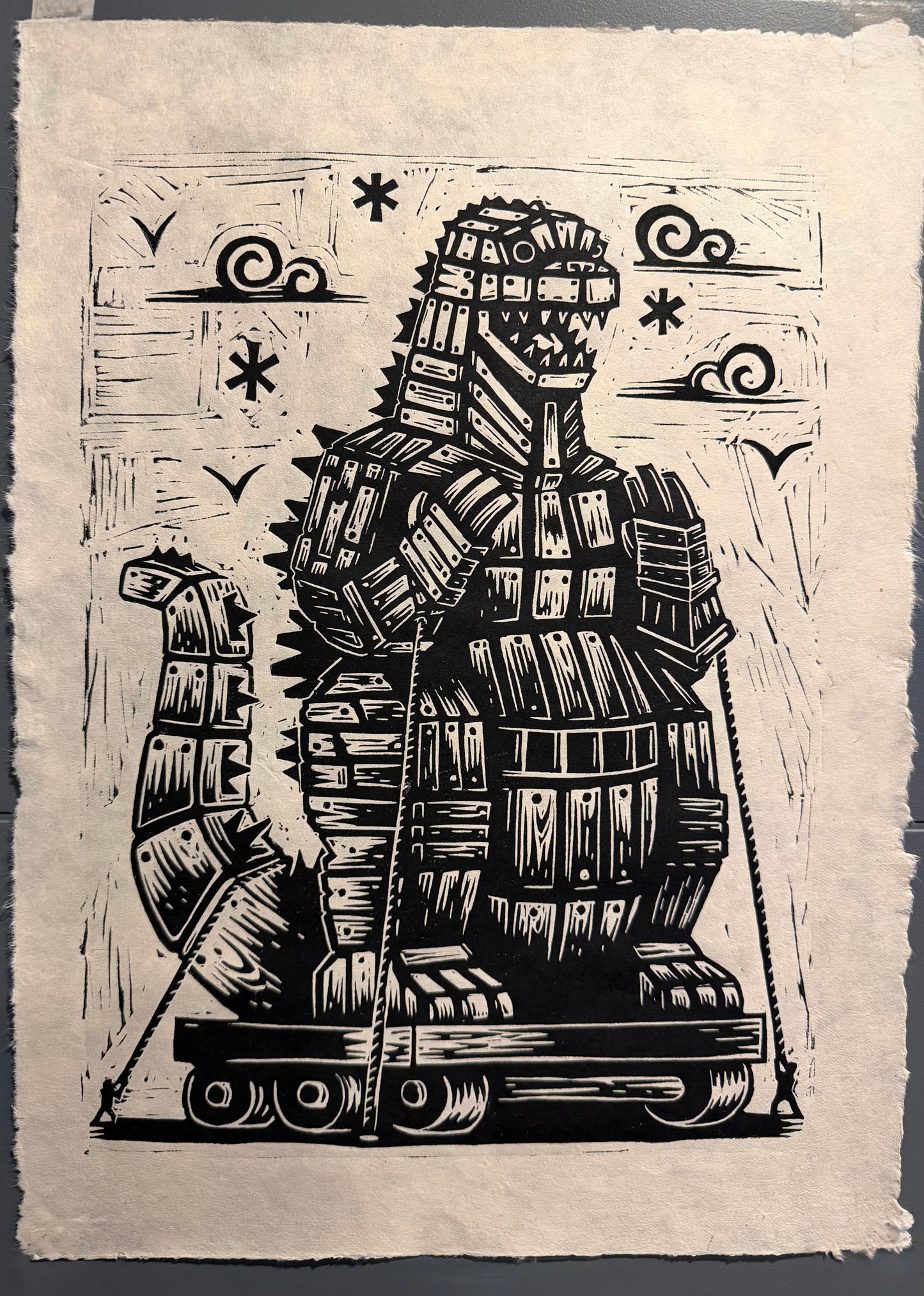 Godzilla's The Odyssey #1 - Attack Peter Cover + Print